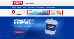 Desktop Screenshot of hoyer-tankstellen.de